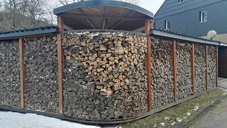 Jak vyrobit dřevník z kari sítě. Snadno, rychle, svépomocí + videonávod