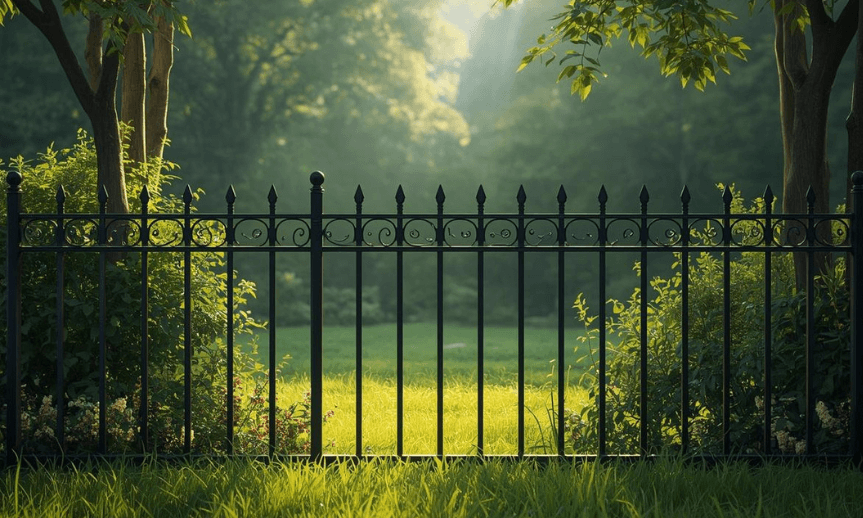 Nízký kovový plot: Nenápadné řešení, které dává prostoru řád