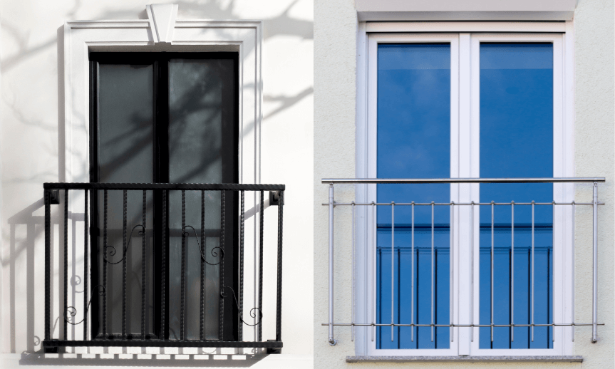 Okenní zábradlí bez chyb. Typy, materiály a montáž