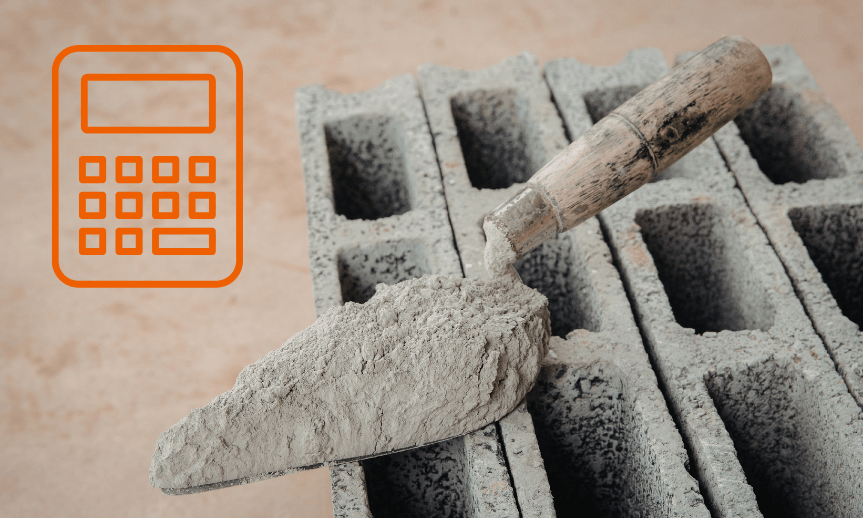 Zeď ze ztraceného bednění: Jak spočítat veškerý materiál bez ztrát