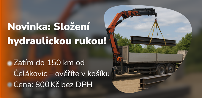 Složení hydraulickou rukou