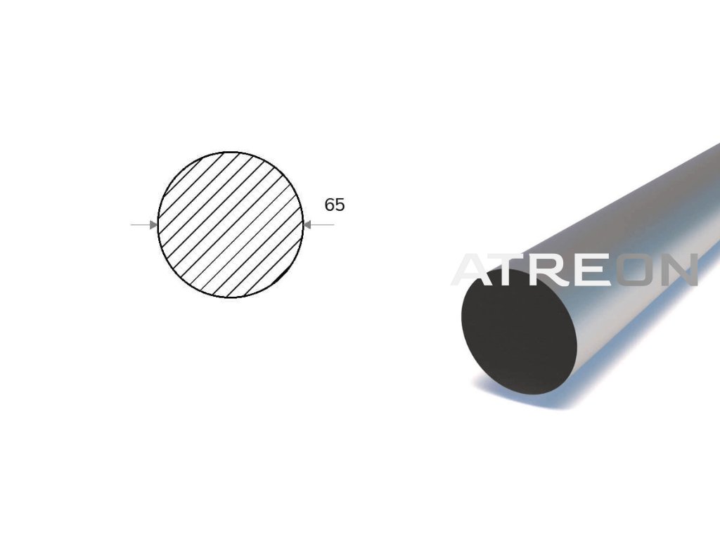 Kruhová ocel (S235) 65 mm_1
