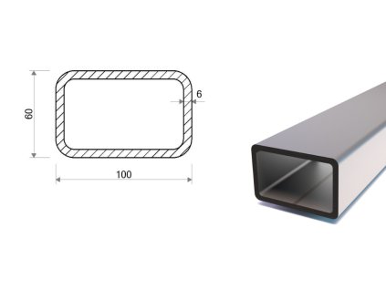 Jekl 100x60x6 (S355)