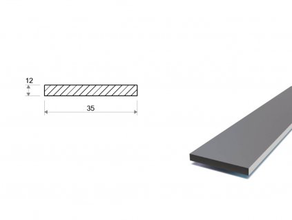 Plochá ocel 35x12