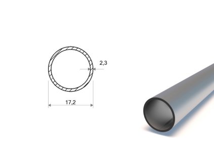 Trubka svařovaná konstrukční 17,2x2,3