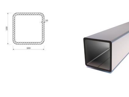 Jekl 100x100x10 (S355)