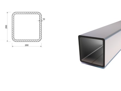 Jekl 200x200x10 (S355)