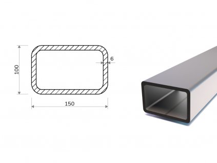 Jekl 150x100x6 (S355)