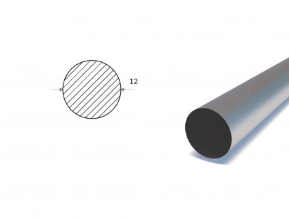 Kruhová ocel (S235) 12 mm_1;