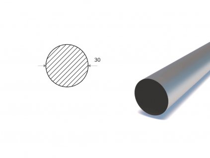 Kruhová ocel (S235) 30 mm_1