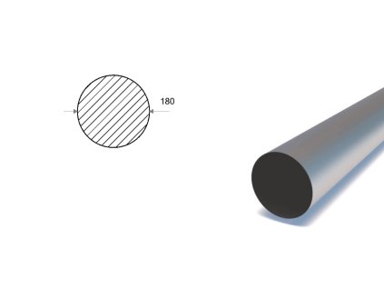 Kulatina 180 mm (S355)