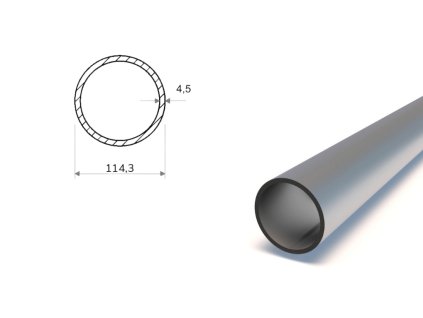 Trubka svařovaná konstrukční 114,3x4,5