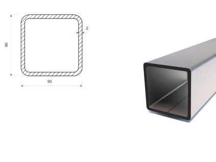 Jekl 90x90x2