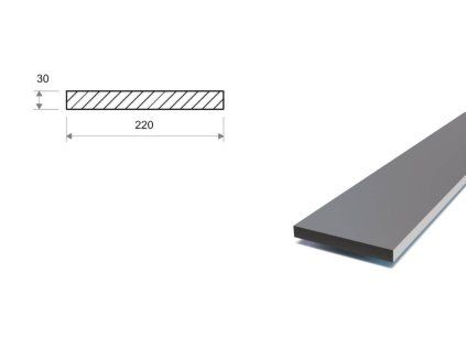 Plochá ocel 220x30 (S355)