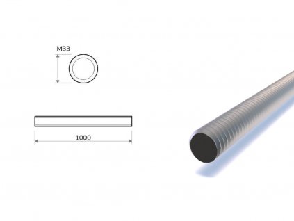 Závitová tyč M33x1000_1
