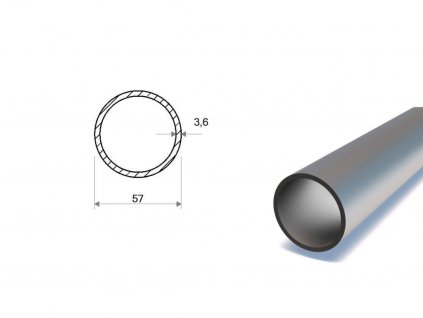 Trubka bezešvá hladká 57x3,6_1