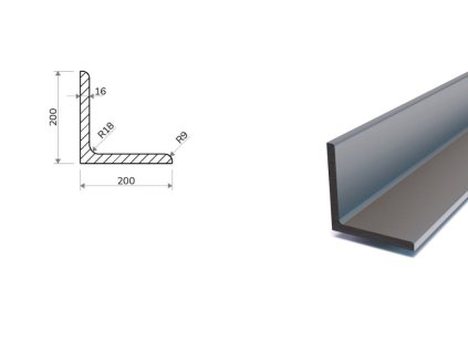 L Profil 200x200x16 (S355)