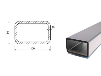 Jekl 100x50x10 (S355)