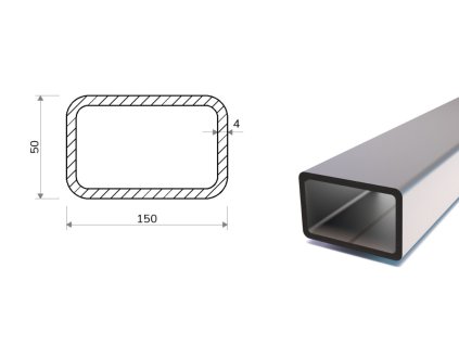 Jekl 150x50x4 (S355)
