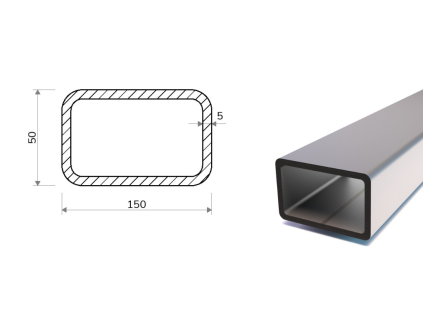 Jekl 150x50x5 (S355)