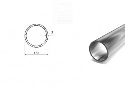 Nerezová trubka 17,2x2 (1.4301/7)
