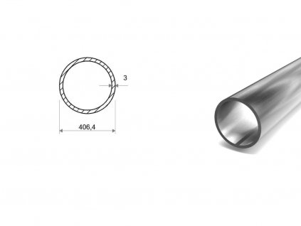 Nerezová trubka 406,4x3 (1.4301/7)