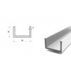 Hliníkový U profil 15x30x15x2