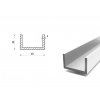 Hliníkový U profil 20x40x20x2