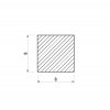 Hliníková tyč čtvercová 8x8 mm (EN 6060)_2