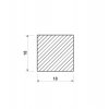 Hliníková tyč čtvercová 18x18 mm (EN 6060)_2