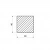 Hliníková tyč čtvercová 80x80 mm (EN 2007)_2