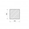 Hliníková tyč čtvercová 100x100 mm (EN 2007)_2