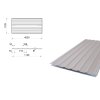 Trapézový plech TR18/188 AlZn, tloušťka 0,63 mm, šířka 1128 mm, délka 4 m