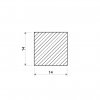 Ocel čtvercová 14x14 mm_2
