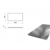 Nerezový plech (1.4404 - 1D ) 1x2 m, tloušťka 15 mm