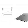 Nerezový plech kartáčovaný (1.4301/7) 1x2 m, tloušťka 0,6 mm + fólie_1