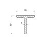 Nerezový T profil 60x60x6_2