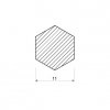 Nerezová šestihranná tyč 11 mm (1.4305)_2