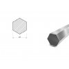 Nerezová šestihranná tyč 22 mm (1.4541)