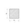Nerezová čtvercová ocel  55x55 mm (1.4301/7)_2