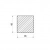 Nerezová čtvercová ocel 65x65 mm (1.4301/7)_2